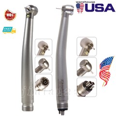 Pieza de mano LED turbina alta velocidad fibra óptica dental estilo NSK 2/4HOLES