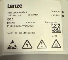 Lenze i550 I55AE137B1AV10002S Inverter Drive 0.37kW / 0.5HP 230V + Keypad Module