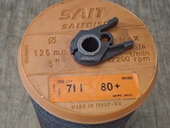 United Abrasives SAIT 56370 5×7/8 Bulk 7-II Ceramic Fiber Discs 80 Grit 100 pack