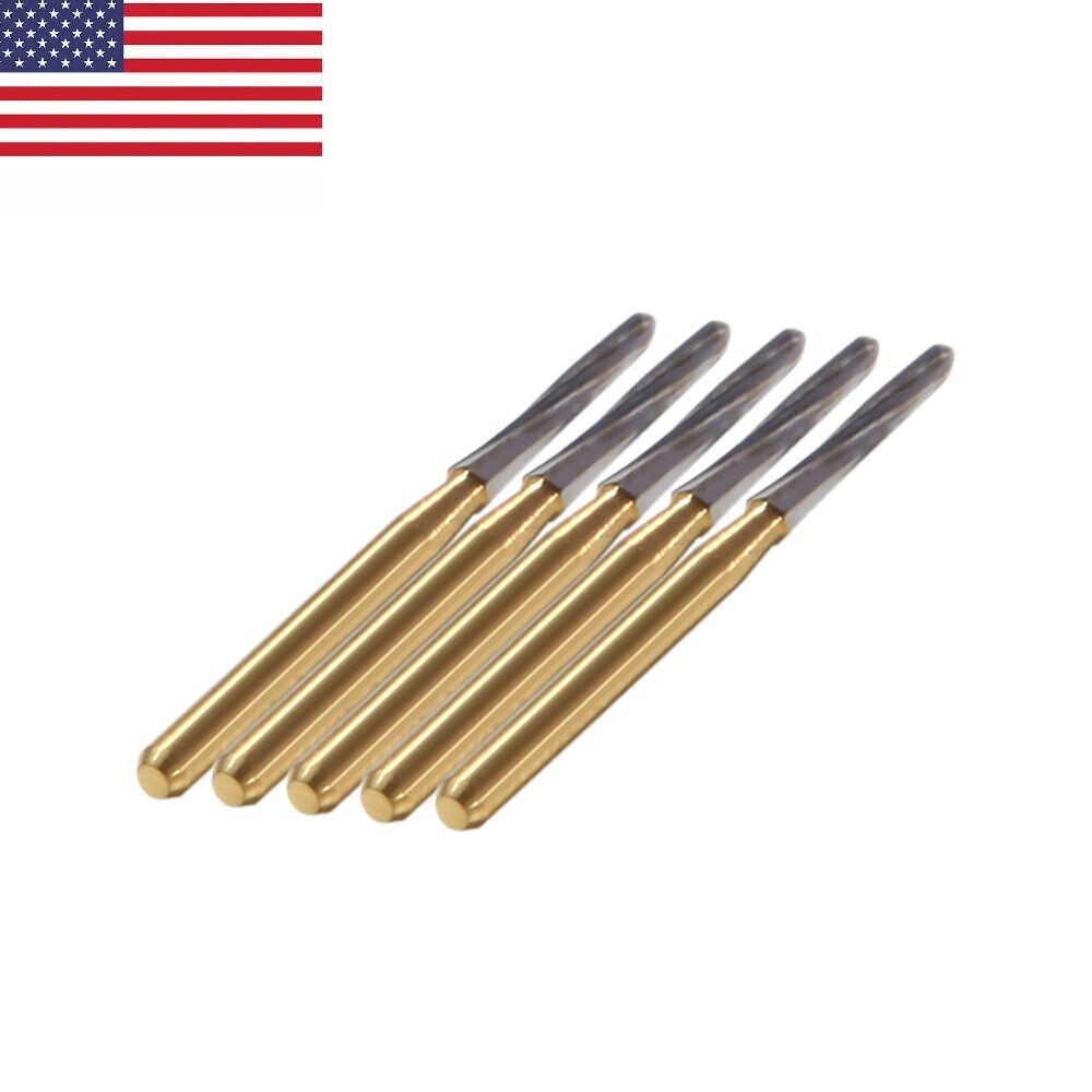 1 box Dental Surgical Endo-Z Bur Carbide Tungsten Finishing cutter FG 23mm USA