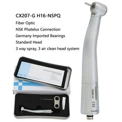 COXO Dental Fiber Optic High Speed Turbine Handpiece KaVo NSK LED Coupler 6 Hole