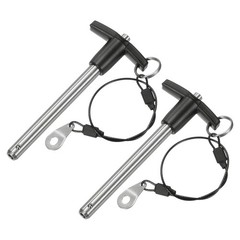 2 PCS T Handle Lock Pins 3/8 Inch 9.5mm Dia 35/32 Inch 80mm 304 Stainless