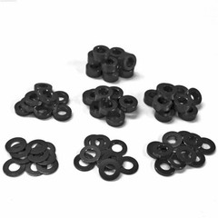 M3 0.25/0.5/1/1.5/2/2.5/3mm CNC Aluminum Alloy Flat Round Spacer Model Anodized
