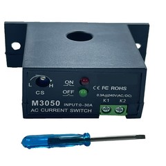 M3050 Current Sensing Relay AC Switch 030A Normally Open Amp Sensor Monitor