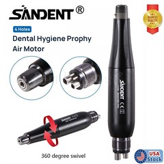 Dental Hygiene Prophy Handpiece 4:1 Nose Cone Air Motor 4 Hole Low Speed 4Holes