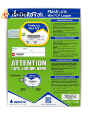Deltatrak (10 Pack) 85 Days USB Temperature Data Logger Recorder Yellow