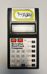 Australian RaceTrack Computer LCD Auto Shut-Off Handheld Basic Calculator B 3282