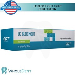 GDT Supplies LC Block Out Light Cured Resin Dental Lab Syringes Impression