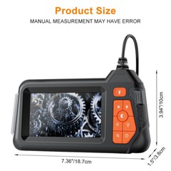 Industrial Endoscope Borescope 1080P 4.3” Screen 5.5mm Inspection Snake Camera
