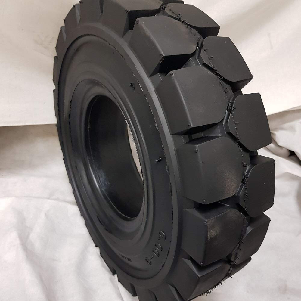 (1 Tire) NEW ROAD CREW 6.50-10 FORKLIFT TIRE (SOLID) 6.50X10
