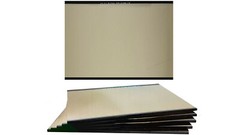 Front glass welding protection glass welding glass 90 x 110 mm DIN 4-14 dark mirrored