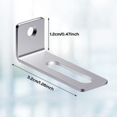 Oudain 20 Set Whiteboard Brackets Whiteboard Installation Hardware Kit Mounting