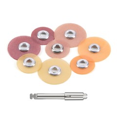 Dental Composite Finishing Polishing Discs /80pcs 12mm+14mm+2 Mandrel