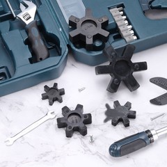 4pcs L090/L095 Jaw Coupling Insert NBR Rubber L-Jaw Coupler Set Black