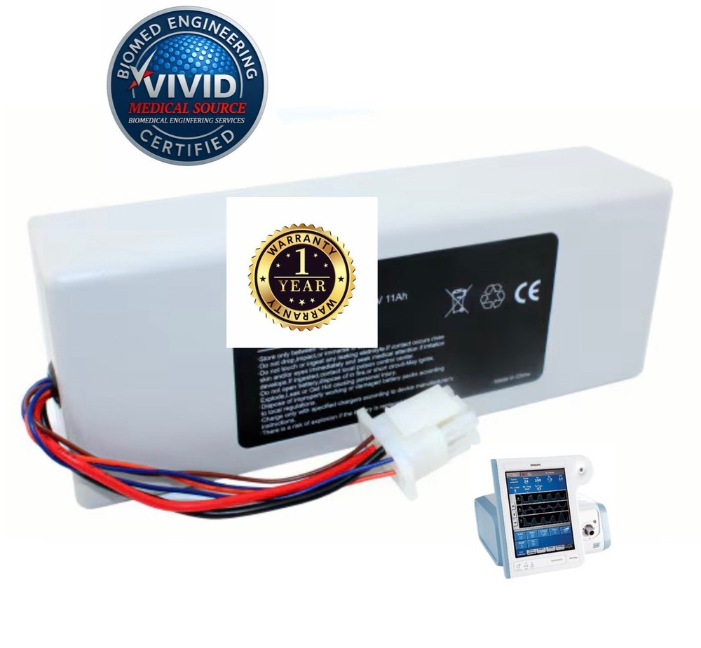 PHILIPS RESPIRONICS V60 VENTILATOR BATTERY 989805626941 Top Quality New Warranty