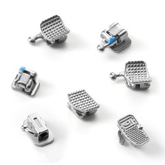 AZDENT Dental Orthodontic Brackets Brace Self-Ligating MBT/Roth.022 3-4-5 Hooks