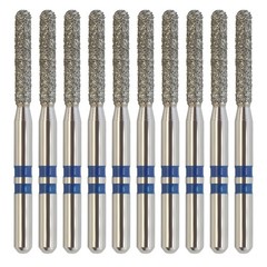 Dental Diamond Burs for Zirconia Adjustment Round End Cylinder FG 881/014 882