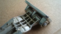 Kason 1241 Heavy Duty Knuckle Chrome Hinge USED