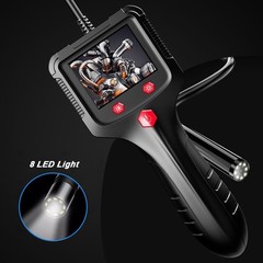 1080P HD LED Handheld Industrial Endoscope 8mm Borescope Inspection Snake Camera