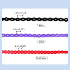 1 Pc Dental Elastic Ultra Ligature Ties Power Chain Braces Long/Short/Continuous