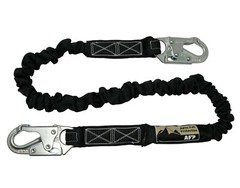 AFP New Fall Protection Safety Lanyard 6′ Internal Shock-Absorbing w/ Snap Hook