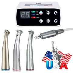 NSK Style Dental Brushless LED Electric Micro Motor/1:5 Increasing Handpiece UPS