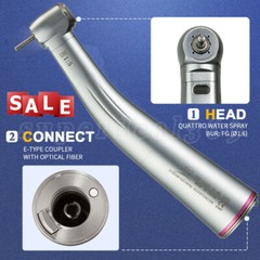 Dental 1:5 Increasing LED Contra AngleHandpiece fit NSK KaV Electric Motor DH