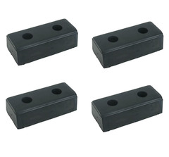 4 PACK Loading Dock Bumpers 10″ Long Rubber Truck Trailer Wall Boat Protection