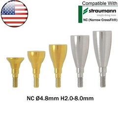 US Dental Healing Abutment NC/RC Closure Caps Compatible Straumann ITI BL/BLT