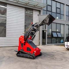 Crawler Mini Skid Steer Loader with EPA Double Cylinder Petrol Engine in Stock