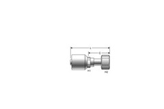 Lot of 10 Gates 12G-12FJX – G25170-1212 Hydraulic Hose Fittings