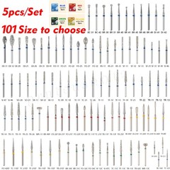 100 Types Dental FG Diamond Burs For High Speed Handpiece Friction Grip 50pcs