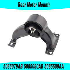 Engine & Trans Mounts 2007-2014 Dodge Avenger Chrysler Sebring 2.4L 2.7L 3.5L