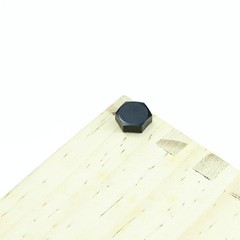 10 PCS 3/8 x 11/4″ Black Hex Head Lag Screws Bolts 304 Stainless Deck