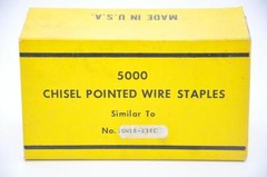 Paslode GSN18 1-1/8″ Chisel Point Staple, Galv. 1 Case of 10 Boxes (Made by Zeb)