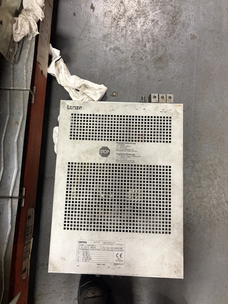 Lenze mains filter EZN3A0037H090 3x90A USED
