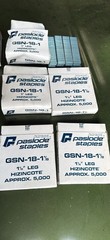 Lot 8 Paslode 18ga Gauge 3/16 crown 1 – 1/8”Leg staples. 5000 GSN-18-1 1/8 Mixed