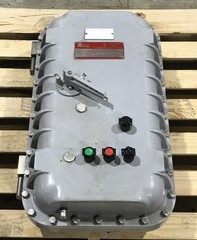 HOUSTON NEW EGS APPLETON AE3BB6S1SN-200 EXPLOSIONPROOF COMBO STARTER SIZE 3