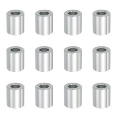 PATIKIL 12PCS Aluminum Spacers, 3/8″ x 3/4″ Metal Spacers Aluminum 7/8″ L Spa…