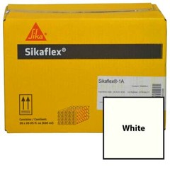 Sikaflex 1A, 20 oz. Sausage Packs, Full Case – 20 Tubes, White