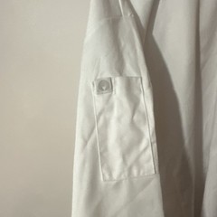 Chef Works Coat Mens 2XL XXL White Long Sleeves