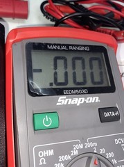 SNAP-ON Digital MultiMeter CAT III w/ Probes Bag EEDM503D