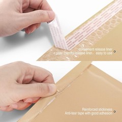 Jiaro Pack Kraft Bubble Mailer Padded Envelope Mailing Bags 6×10″ 50Pcs Brown