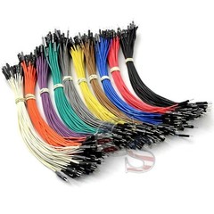 a4 40pcs 20cm Male to Male Dupont Wire Jumper Cable