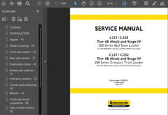 NEW HOLLAND L221 SKID STEER LOADER MANUAL SERVICE REPAIR ENGINE OWNERS PDF USB