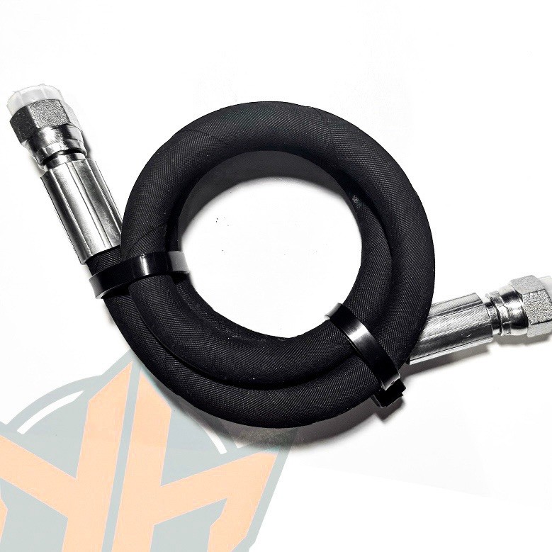 1/2″ Hydraulic Hose Assembly with 5/8 FEMALE JIC 37° Ends, #10 JIC (7/8-14)