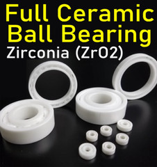 Miniature Zirconia Ceramic Bearing ZrO2 Resistant Corrosion Full Ceramic Ball