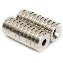 25/50/100x Strong Countersunk Ring Magnet 1/2″x1/8 Rare Earth Neodymium 4mm hole