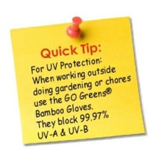 GO Greens® Coated Bamboo Gloves