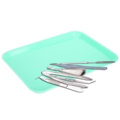 Dental Medical Autoclavable Mini Flat Tray Size 135°C Instrument Plastic Tool